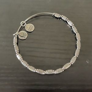 Alex and Ani gunmetal tone bracelet